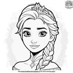 Frozen Coloring Pages For Toddlers