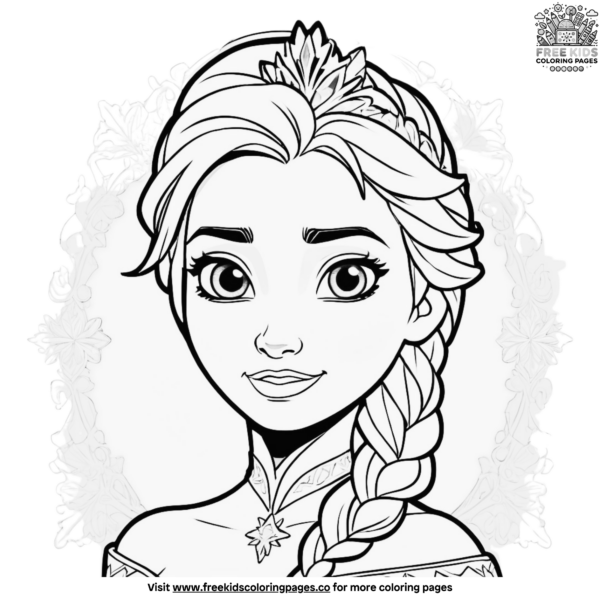 Frozen Coloring Pages For Toddlers