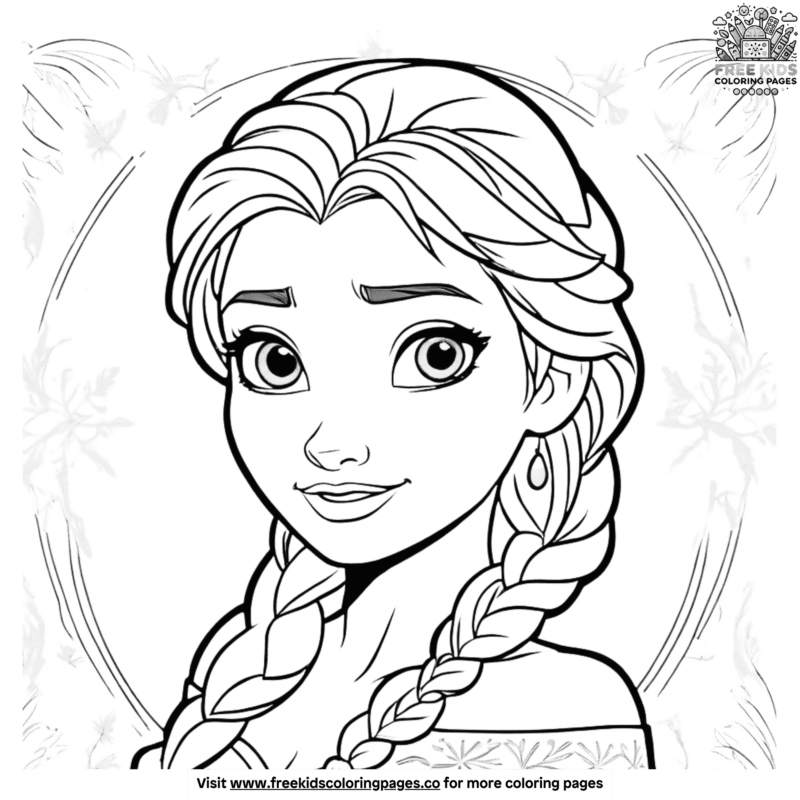 Frozen Coloring Pages For Toddlers
