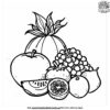 Mixed Fruit Coloring Pages