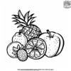 Fruit Group Coloring Pages