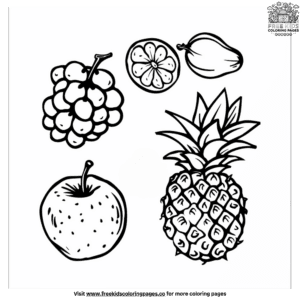 Fruit Coloring Pages for Kids