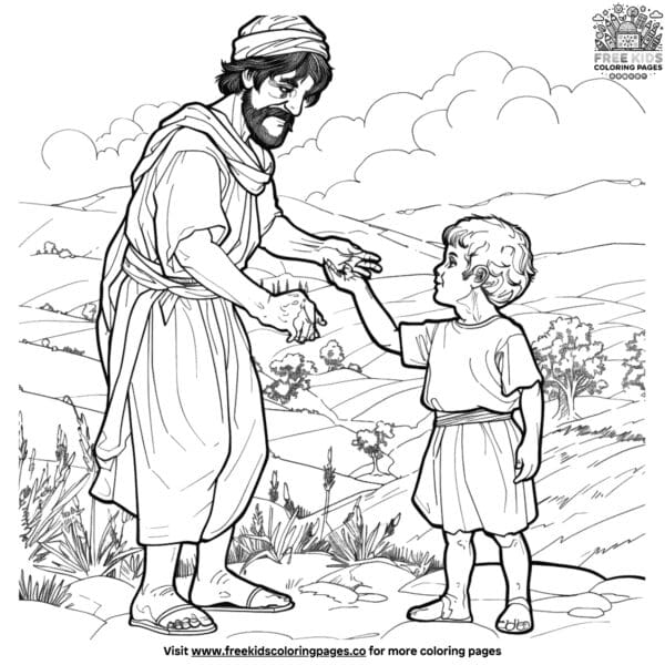 Creative bible coloring pages