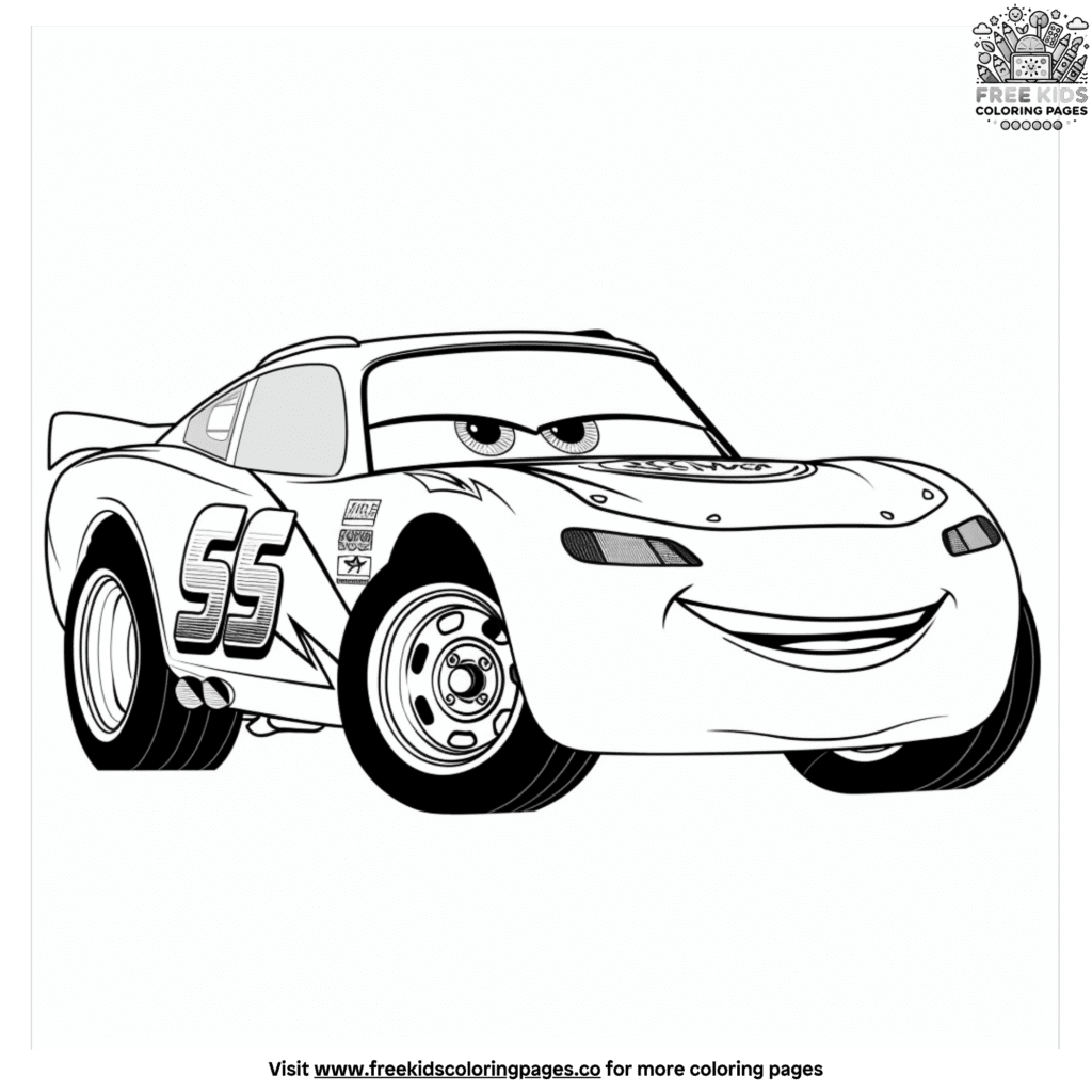 Car Coloring Pages For Toddlers