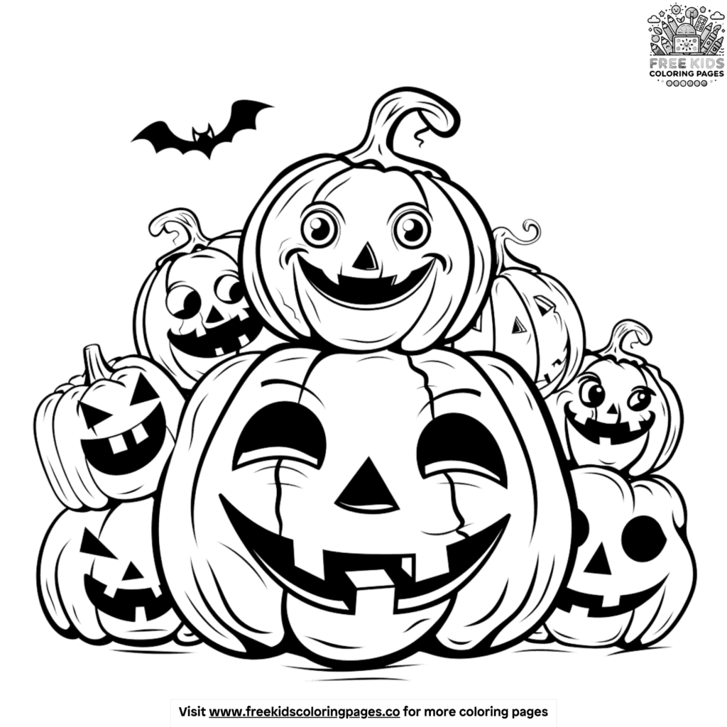 Playful Cartoon Halloween Coloring Pages For All Ages