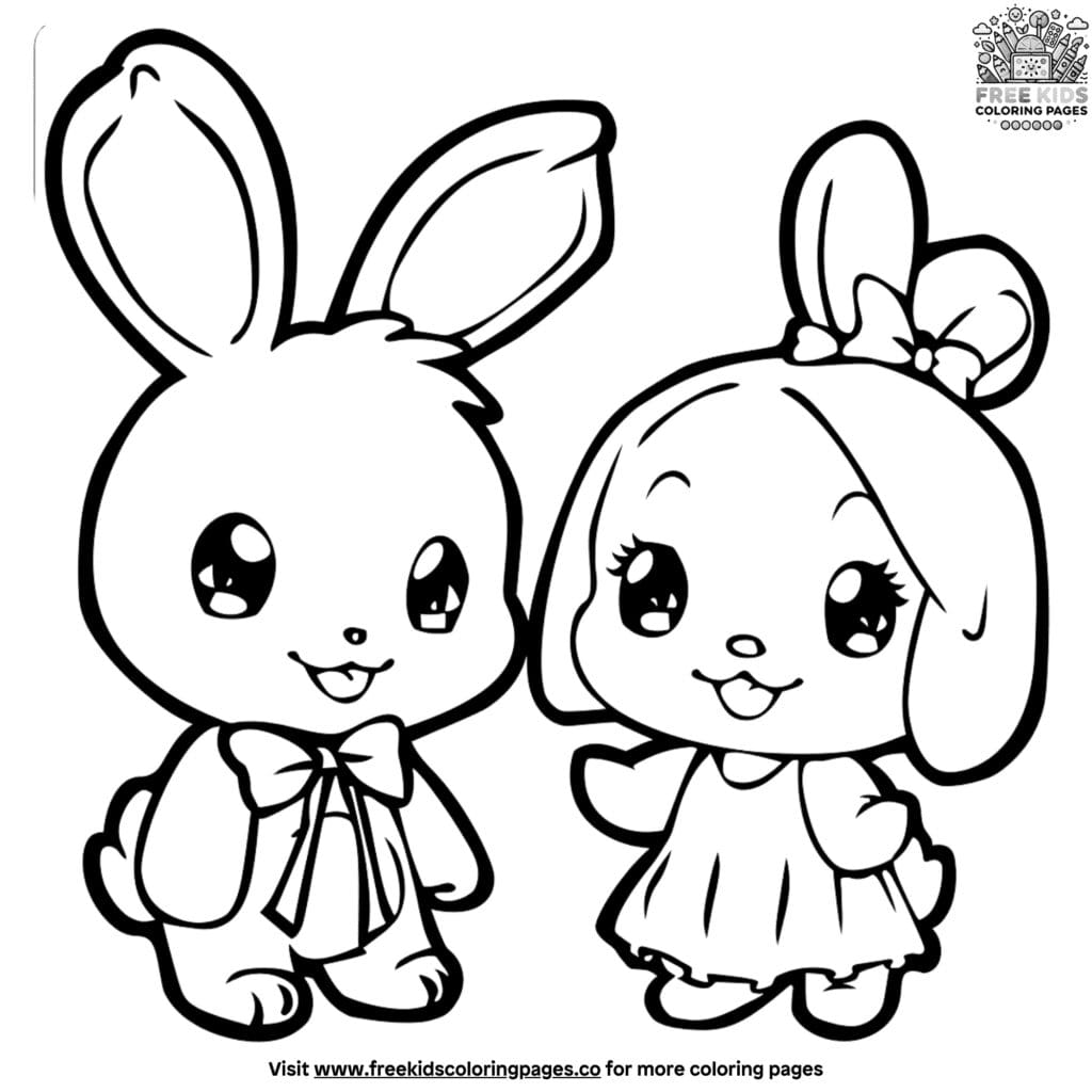 Fun Cinnamoroll And Kuromi Coloring Pages