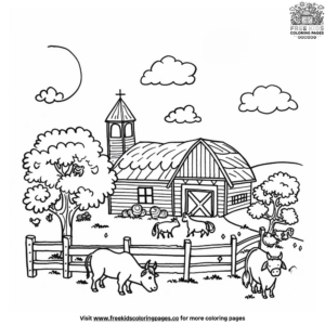 Fun Farm Coloring Pages