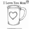 Mother's Day Coloring Pages for Preschoolers