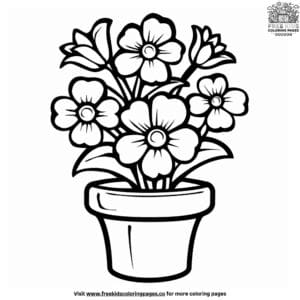 Lively mother's day coloring pages for preschoolers