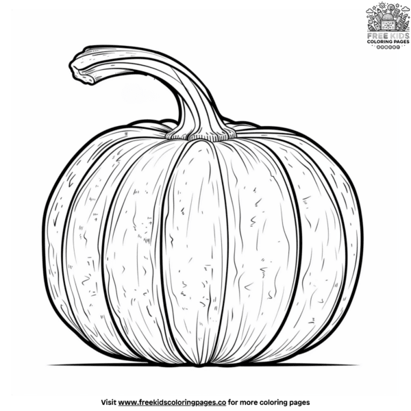 Preschool pumpkin coloring pages