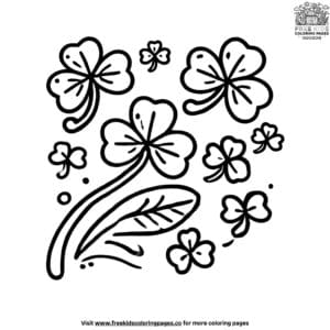 Fun Shamrock Coloring Pages For St. Patrick's Day