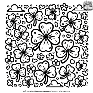 Fun Shamrock Coloring Pages For St. Patrick's Day