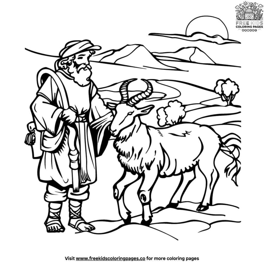Basic Bible Coloring Pages For Kids