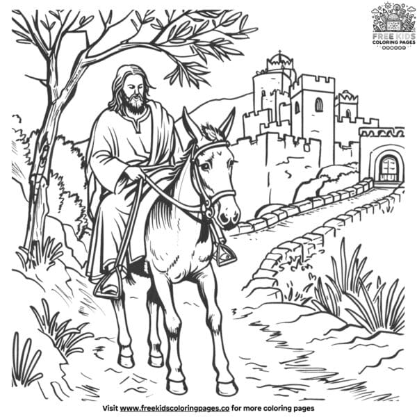 Enjoyable bible coloring pages