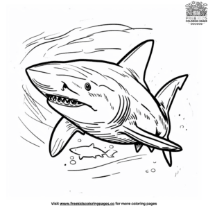 Fun and educational shark coloring pages for kids