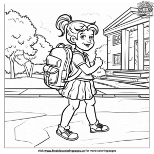 Fun and engaging back to school coloring pages