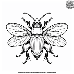 Bug Coloring Pages for Kids