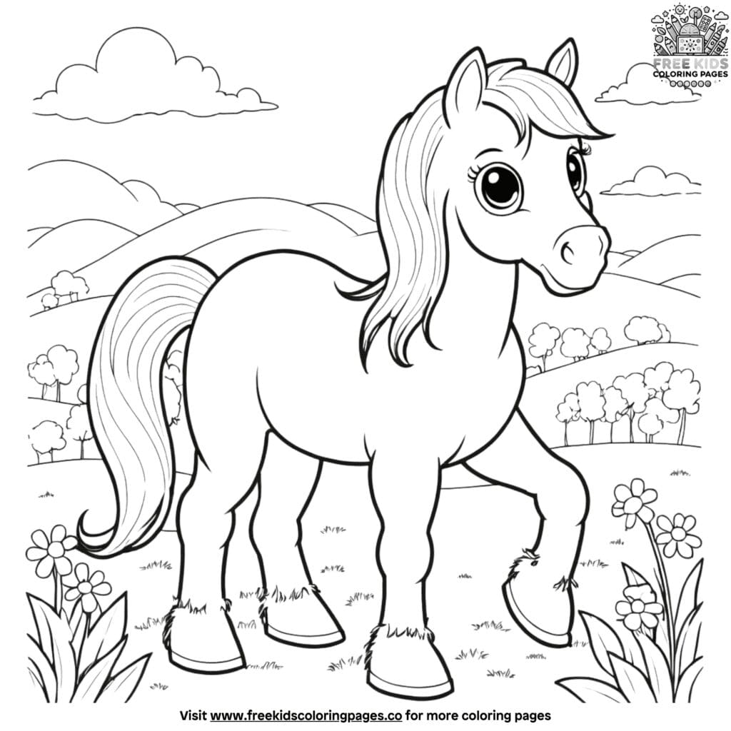 Fun and free farm animals coloring pages