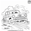 Funny Car Coloring Pages