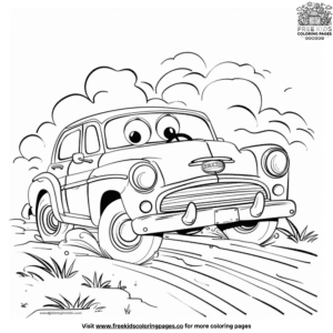 Hilarious Car Coloring Pages