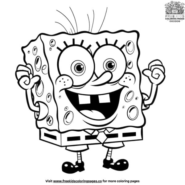 Funny spongebob coloring pages