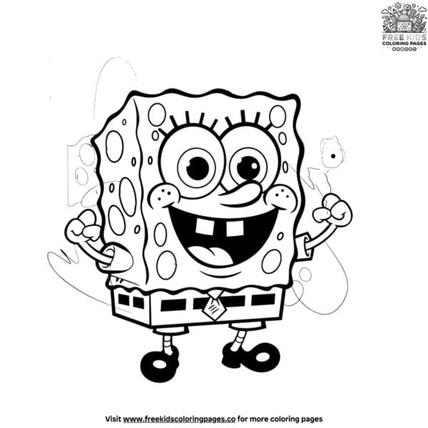 Funny spongebob coloring pages