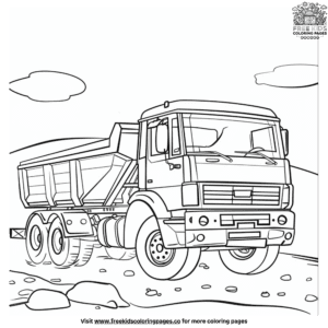 Heavy Duty Giant Truck Coloring Pages