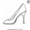 High Heel Shoe Coloring Pages