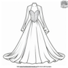 Wedding Dress Coloring Pages