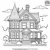 Huge House Coloring Pages