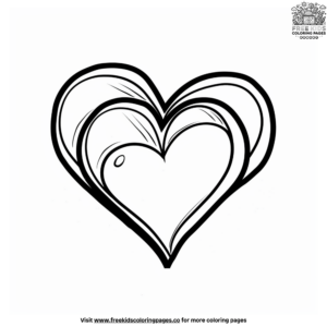 Heart Love Coloring Pages
