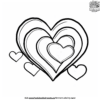 Affectionate Heart Coloring Pages