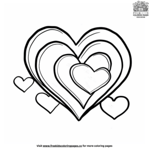 Affectionate Heart Coloring Pages