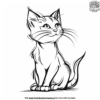 Radiant Adorable Kitten Coloring Pages For Kids