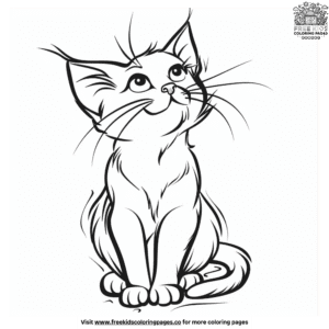 Captivating adorable kitten coloring pages for kids