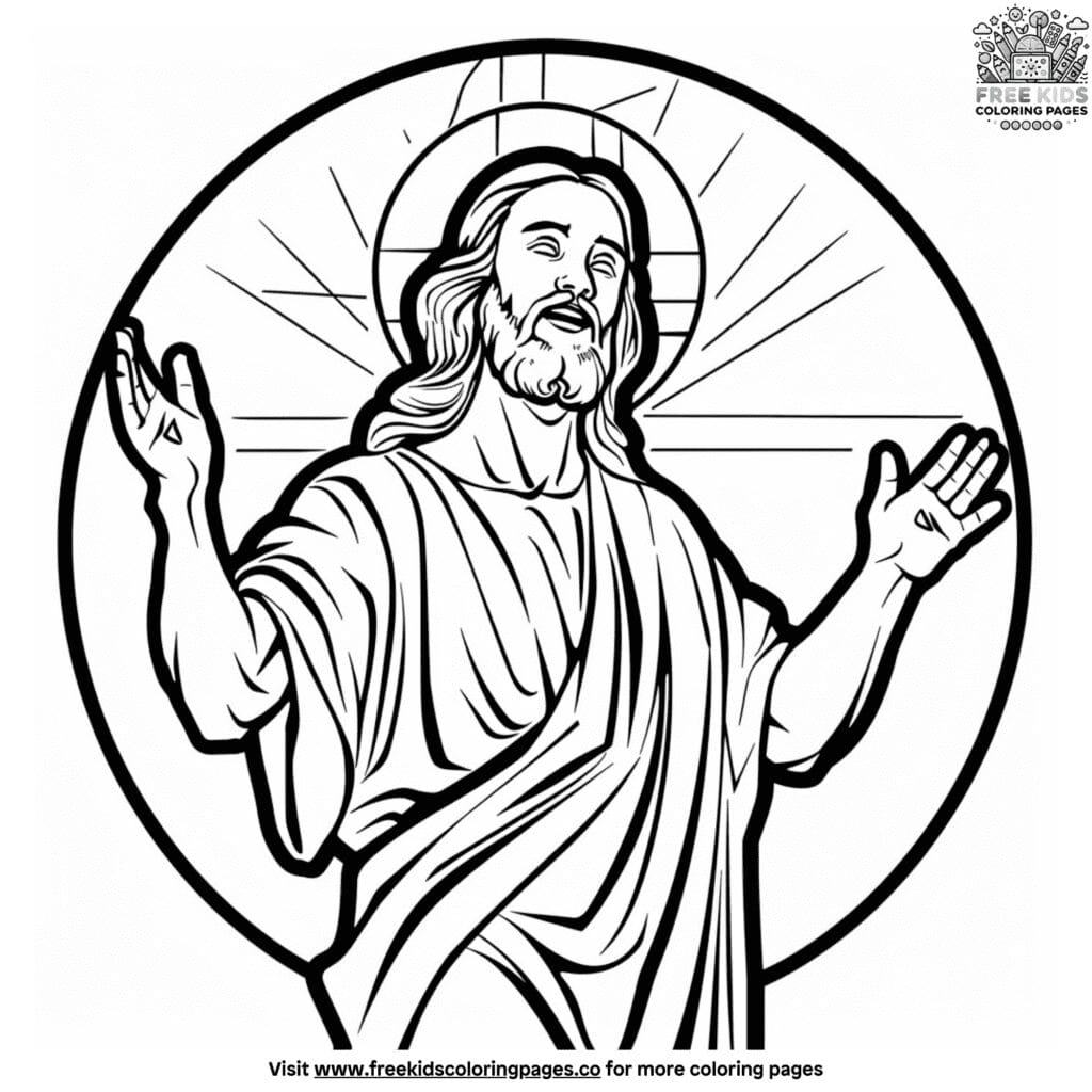 I love jesus coloring pages