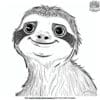 Sid the Sloth Coloring Pages