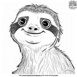 Sid the Sloth Coloring Pages