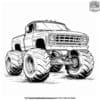 Extreme Monster Truck Coloring Pages For Kids