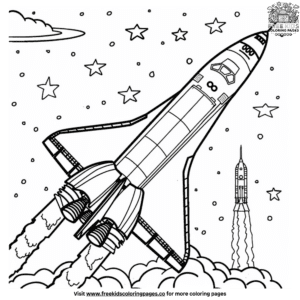 NASA Space Shuttle Coloring Pages