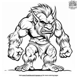 Stunningly Realistic Monster Coloring Pages