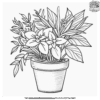 Indoor Plant Coloring Pages