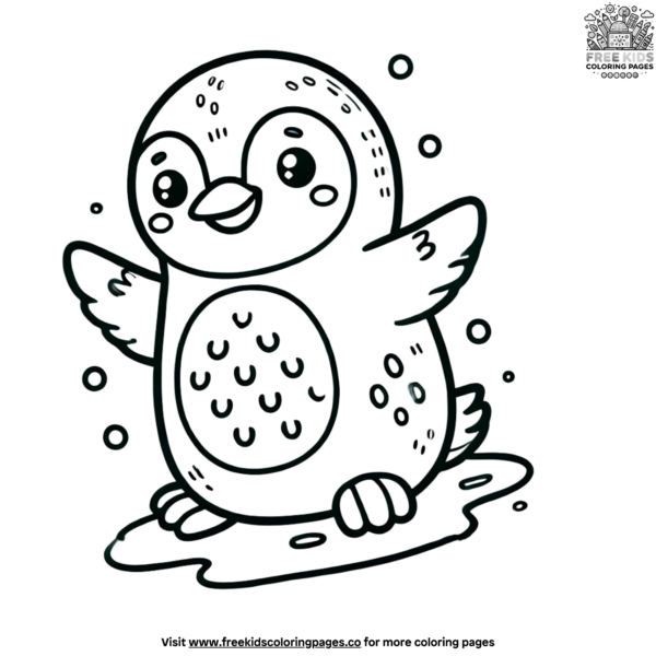 Intricate Detailed Penguin Coloring Pages: A Challenge for Young Artists
