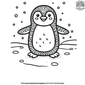 Captivating intricate detailed penguin coloring pages