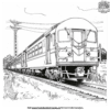 Train Car Coloring Pages