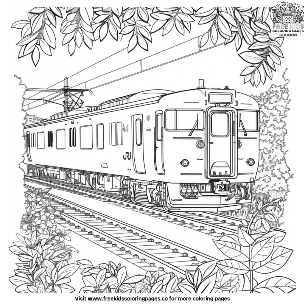 Train car coloring pages