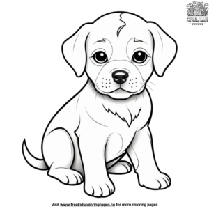 Captivating and Detailed Puppy Coloring Pages for Older Kids