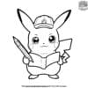 Intriguing Detective Pikachu Coloring Pages