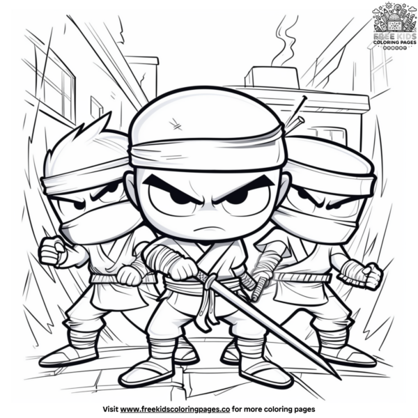 Spy Ninjas Coloring Pages