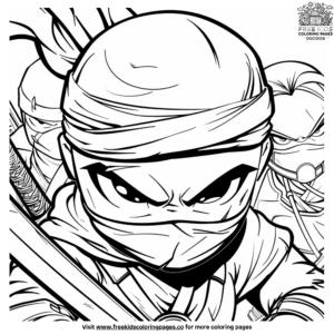 Mean Spy Ninjas Coloring Pages